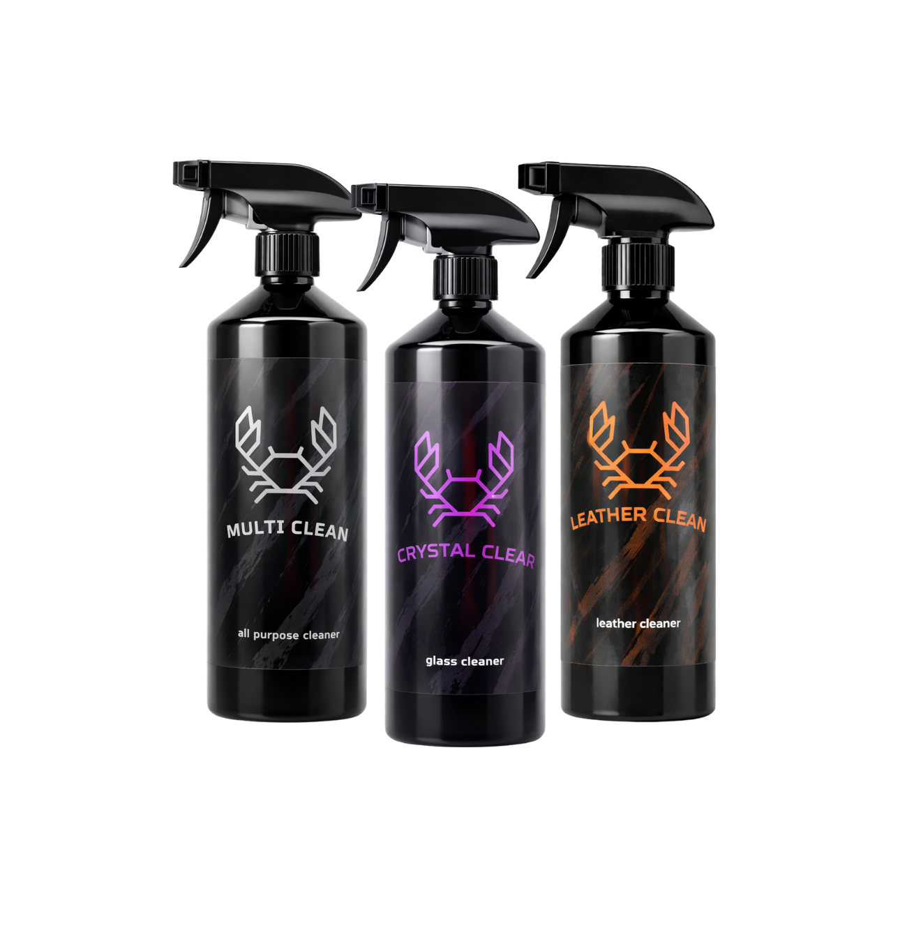 Crystal Clear & Leather Clean & Multi Clean
