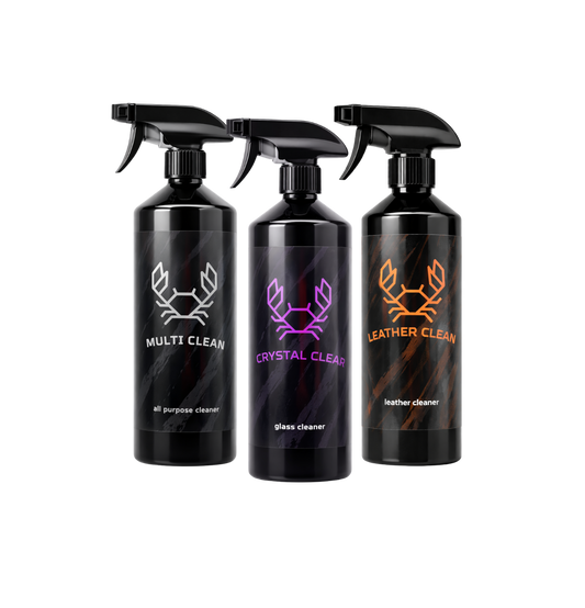 Crystal Clear & Leather Clean & Multi Clean